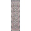 image:imageNourison Home Vintage Kashan Vintage GreyMulti 4 x Round Area Rug Easy Clean Non Shedding Bed Room Living Room Dining Room Kitchen 4 RoundGreyMulti