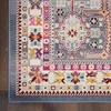 image:imageNourison Home Vintage Kashan Vintage GreyMulti 4 x Round Area Rug Easy Clean Non Shedding Bed Room Living Room Dining Room Kitchen 4 RoundGreyMulti