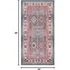 image:imageNourison Home Vintage Kashan Vintage GreyMulti 4 x Round Area Rug Easy Clean Non Shedding Bed Room Living Room Dining Room Kitchen 4 RoundGreyMulti