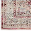 image:imageNourison Home Vintage Kashan Vintage Ivory Blue 4 x Round Area Rug Easy Clean Non Shedding Bed Room Living Room Dining Room Kitchen 4 RoundRedIvory