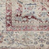 image:imageNourison Home Vintage Kashan Vintage Ivory Blue 4 x Round Area Rug Easy Clean Non Shedding Bed Room Living Room Dining Room Kitchen 4 RoundRedIvory