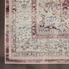image:imageNourison Home Vintage Kashan Vintage Ivory Blue 4 x Round Area Rug Easy Clean Non Shedding Bed Room Living Room Dining Room Kitchen 4 RoundRedIvory