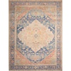 image:imageNourison Home Vintage Washables Blue Green 2 x 6 Area Rug  Easy Clean Non Shedding Bed Room Living Room Dining Room Kitchen 6 RunnerBlue Coral