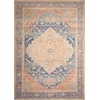 image:imageNourison Home Vintage Washables Blue Green 2 x 6 Area Rug  Easy Clean Non Shedding Bed Room Living Room Dining Room Kitchen 6 RunnerBlue Coral