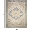 image:imageNourison Home Vintage Washables Blue Green 2 x 6 Area Rug  Easy Clean Non Shedding Bed Room Living Room Dining Room Kitchen 6 RunnerBlue Green