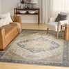 image:imageNourison Home Vintage Washables Blue Green 2 x 6 Area Rug  Easy Clean Non Shedding Bed Room Living Room Dining Room Kitchen 6 RunnerBlue Green