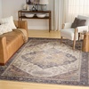 image:imageNourison Home Vintage Washables Blue Green 2 x 6 Area Rug  Easy Clean Non Shedding Bed Room Living Room Dining Room Kitchen 6 RunnerIvory Purple