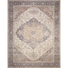 image:imageNourison Home Vintage Washables Blue Green 2 x 6 Area Rug  Easy Clean Non Shedding Bed Room Living Room Dining Room Kitchen 6 RunnerIvory Purple