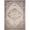 image:imageNourison Home Vintage Washables Blue Green 2 x 6 Area Rug  Easy Clean Non Shedding Bed Room Living Room Dining Room Kitchen 6 RunnerIvory Purple