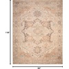 image:imageNourison Home Vintage Washables Coral Mint 53 x 73 Area Rug  Easy Clean Non Shedding Bed Room Living Room Dining Room Kitchen 5 x 7Coral Mint