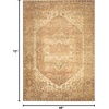 image:imageNourison Home Vintage Washables Gold 9 x 12 Area Rug  Easy Clean Non Shedding Bed Room Living Room Dining Room Kitchen 9 x 12Gold