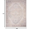 image:imageNourison Home Vintage Washables Light Blue 53 x 73 Area Rug  Easy Clean Non Shedding Bed Room Living Room Dining Room Kitchen 5 x 7Light Blue