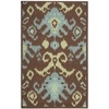 image:imageNourison Home Vista Tribal Ivory 5 x 7 Area Rug Easy Cleaning Non Shedding Bed Room Living Room Dining Room Kitchen 5x7Chocolate