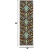 image:imageNourison Home Vista Tribal Ivory 5 x 7 Area Rug Easy Cleaning Non Shedding Bed Room Living Room Dining Room Kitchen 5x7Chocolate