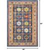 image:imageNourison Home Vivid Traditional Navy 5 x 76 Area Rug Easy Cleaning Non Shedding Bed Room Living Room Dining Room Kitchen 5x8Navy