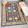 image:imageNourison Home Vivid Traditional Navy 5 x 76 Area Rug Easy Cleaning Non Shedding Bed Room Living Room Dining Room Kitchen 5x8Navy