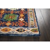 image:imageNourison Home Vivid Traditional Navy 5 x 76 Area Rug Easy Cleaning Non Shedding Bed Room Living Room Dining Room Kitchen 5x8Navy