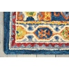 image:imageNourison Home Vivid Traditional Navy 5 x 76 Area Rug Easy Cleaning Non Shedding Bed Room Living Room Dining Room Kitchen 5x8Navy