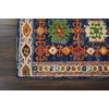 image:imageNourison Home Vivid Traditional Navy 5 x 76 Area Rug Easy Cleaning Non Shedding Bed Room Living Room Dining Room Kitchen 5x8Navy