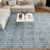 image:imageNourison Home Washable Charm Beige Ivory 2 x 3 Area Rug  Easy Clean Non Shedding Bed Room Living Room Dining Room Kitchen 2 x 3Blue Ivory