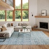 image:imageNourison Home Washable Charm Beige Ivory 2 x 3 Area Rug  Easy Clean Non Shedding Bed Room Living Room Dining Room Kitchen 2 x 3Blue Ivory