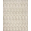 image:imageNourison Home Washable Charm Beige Ivory 2 x 3 Area Rug  Easy Clean Non Shedding Bed Room Living Room Dining Room Kitchen 2 x 3Silver Ivory