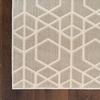 image:imageNourison Home Washable Charm Beige Ivory 2 x 3 Area Rug  Easy Clean Non Shedding Bed Room Living Room Dining Room Kitchen 2 x 3Silver Ivory