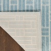 image:imageNourison Home Washable Charm Ivory 2 x 3 Area Rug  Easy Clean Non Shedding Bed Room Living Room Dining Room Kitchen 2 x 3Blue Ivory
