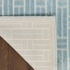 image:imageNourison Home Washable Charm Ivory 2 x 3 Area Rug  Easy Clean Non Shedding Bed Room Living Room Dining Room Kitchen 2 x 3Blue Ivory