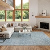 image:imageNourison Home Washable Charm Ivory 2 x 3 Area Rug  Easy Clean Non Shedding Bed Room Living Room Dining Room Kitchen 2 x 3Blue Ivory