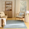 image:imageNourison Home Washable Charm Ivory 2 x 3 Area Rug  Easy Clean Non Shedding Bed Room Living Room Dining Room Kitchen 2 x 3Blue Ivory