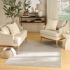 image:imageNourison Home Washable Charm Ivory 2 x 3 Area Rug  Easy Clean Non Shedding Bed Room Living Room Dining Room Kitchen 2 x 3Silver Ivory