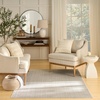 image:imageNourison Home Washable Charm Ivory 2 x 3 Area Rug  Easy Clean Non Shedding Bed Room Living Room Dining Room Kitchen 2 x 3Silver Ivory