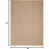 image:imageNourison Home Washable Jute Natural 53 x 73 Area Rug  Easy Clean Non Shedding Bed Room Living Room Dining Room Kitchen 5 x 7Natural