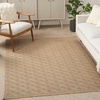 image:imageNourison Home Washable Jute Natural 53 x 73 Area Rug  Easy Clean Non Shedding Bed Room Living Room Dining Room Kitchen 5 x 7Natural