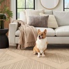 image:imageNourison Home Washable Jute Natural Beige 53 x 73 Area Rug  Easy Clean Non Shedding Bed Room Living Room Dining Room Kitchen 5 x 7Natural Beige