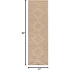 image:imageNourison Home Washable Jute Natural Beige 53 x 73 Area Rug  Easy Clean Non Shedding Bed Room Living Room Dining Room Kitchen 5 x 7Natural Beige
