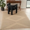 image:imageNourison Home Washable Jute Natural Beige 53 x 73 Area Rug  Easy Clean Non Shedding Bed Room Living Room Dining Room Kitchen 5 x 7Natural Beige
