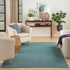 image:imageNourison Home Washable Solutions IndoorOutdoor BlueGreen 5 x 7 Area Rug Easy Cleaning Non Shedding Bed Room Living Room Dining Room Backyard Deck Patio 5x7Aqua
