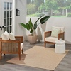 image:imageNourison Home Washable Solutions IndoorOutdoor BlueGreen 5 x 7 Area Rug Easy Cleaning Non Shedding Bed Room Living Room Dining Room Backyard Deck Patio 5x7Natural