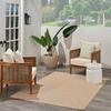 image:imageNourison Home Washable Solutions IndoorOutdoor BlueGreen 5 x 7 Area Rug Easy Cleaning Non Shedding Bed Room Living Room Dining Room Backyard Deck Patio 5x7Natural