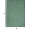 image:imageNourison Home Washable Solutions IndoorOutdoor BlueGreen 5 x 7 Area Rug Easy Cleaning Non Shedding Bed Room Living Room Dining Room Backyard Deck Patio 5x7BlueGreen