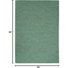 image:imageNourison Home Washable Solutions IndoorOutdoor BlueGreen 5 x 7 Area Rug Easy Cleaning Non Shedding Bed Room Living Room Dining Room Backyard Deck Patio 5x7BlueGreen