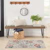 image:imageNourison Home Washables 2 x 3 Polyester Cream Multicolor Area Rug