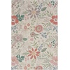 image:imageNourison Home Washables Floral Cream Multicolor 6 x 9 Area Rug Easy Cleaning Non Shedding Bed Room Living Room Dining Room Kitchen 6x9Cream Multicolor