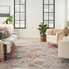 image:imageNourison Home Washables Floral Cream Multicolor 6 x 9 Area Rug Easy Cleaning Non Shedding Bed Room Living Room Dining Room Kitchen 6x9Cream Multicolor