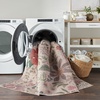 image:imageNourison Home Washables Floral Cream Multicolor 6 x 9 Area Rug Easy Cleaning Non Shedding Bed Room Living Room Dining Room Kitchen 6x9Cream Multicolor