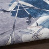 image:imageNourison Home Washables Floral Grey Blue 52 x 7 Area Rug Easy Clean Non Shedding Bed Room Living Room Dining Room Kitchen 5x7Grey Blue