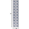 image:imageNourison Home Washables Floral Grey Blue 52 x 7 Area Rug Easy Clean Non Shedding Bed Room Living Room Dining Room Kitchen 5x7Grey Blue