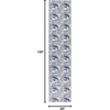 image:imageNourison Home Washables Floral Grey Blue 52 x 7 Area Rug Easy Clean Non Shedding Bed Room Living Room Dining Room Kitchen 5x7Grey Blue